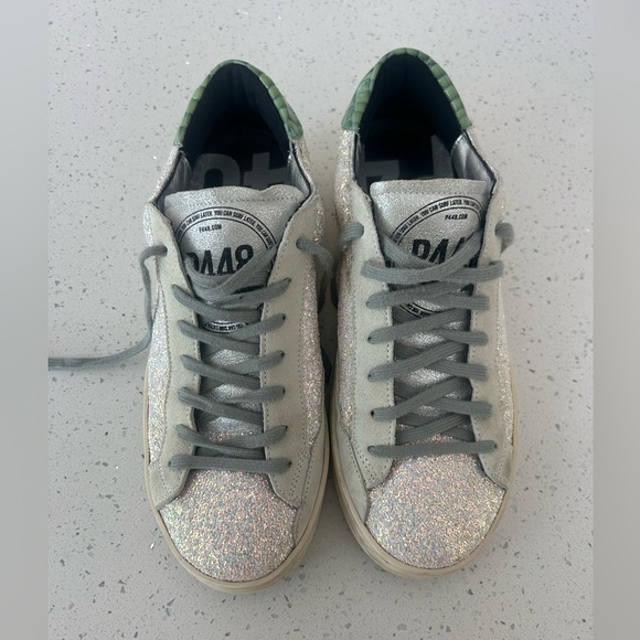 P448 Shoes - P448 John Iridescent Glitter Sneakers Sz 39 / US 8.5